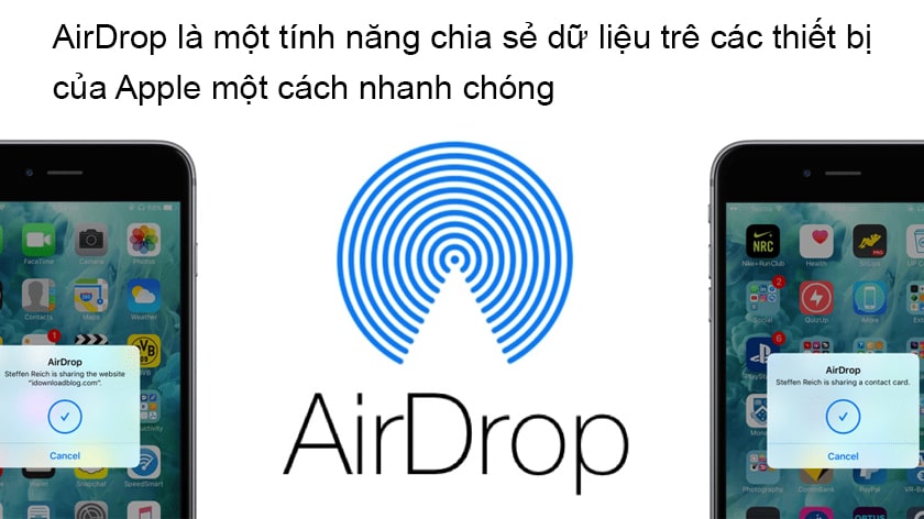 Airdrop là gì và cách bật AirDrop trên iPhone