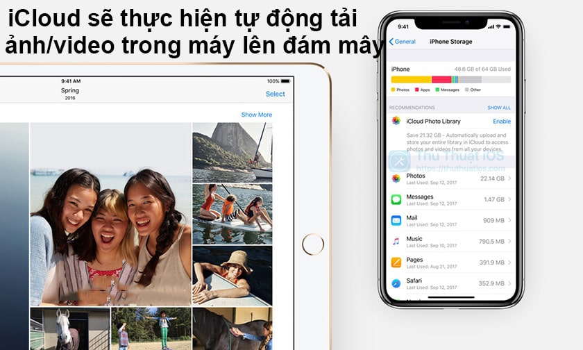 Cách tải ảnh lên iCloud từ iPhone, iPad