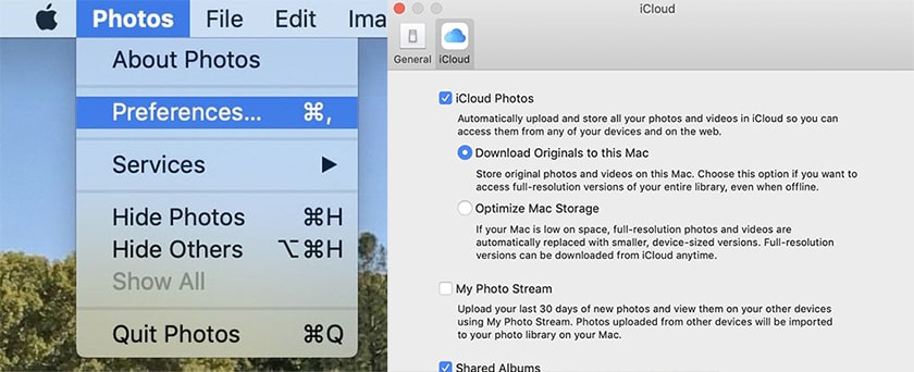 Cách tải ảnh lên iCloud trên Macbook