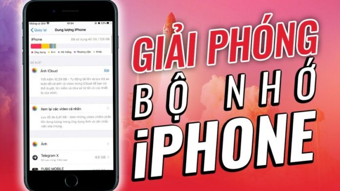 Hướng dẫn giải phóng dung lượng iPhone chi tiết