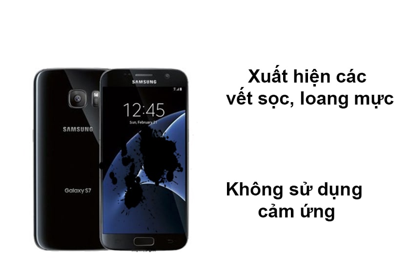 Dấu hiệu và cách khắc phục thay màn hình điện thoại Samsung S7