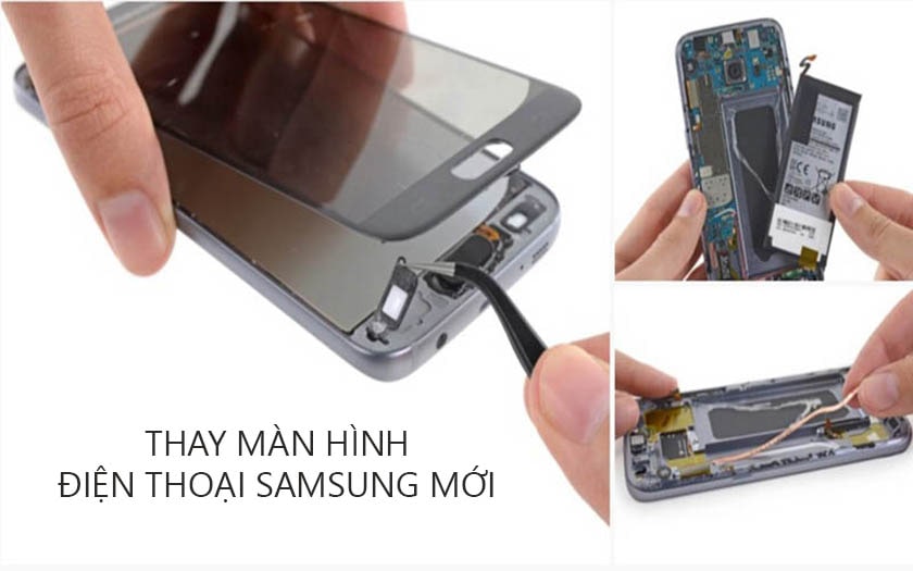 Thay màn hình điện thoại Samsung mới