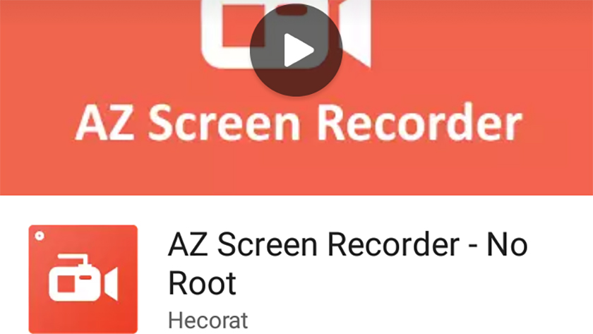 tải về phần mềm quay video AZ Screen Recorder