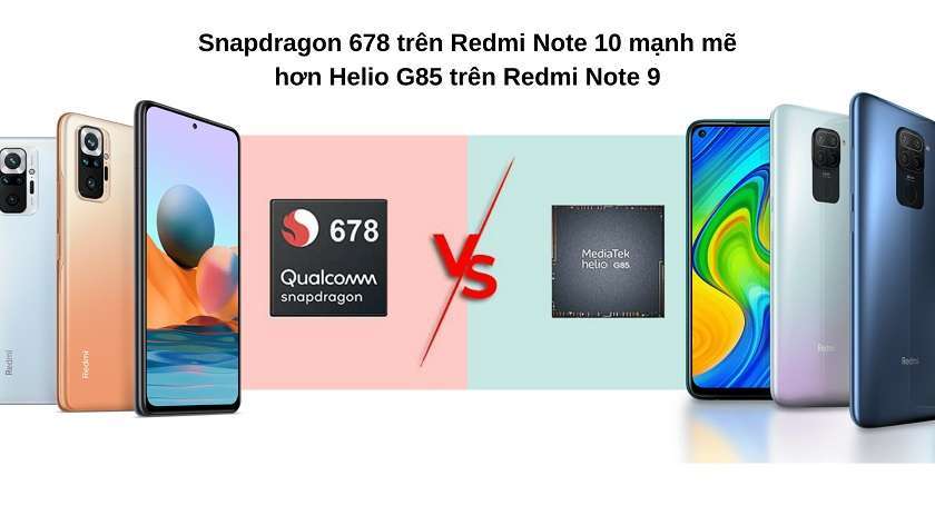 Hiệu năng xử lý: Redmi Note 10 mạnh mẽ hơn model tiền nhiệm