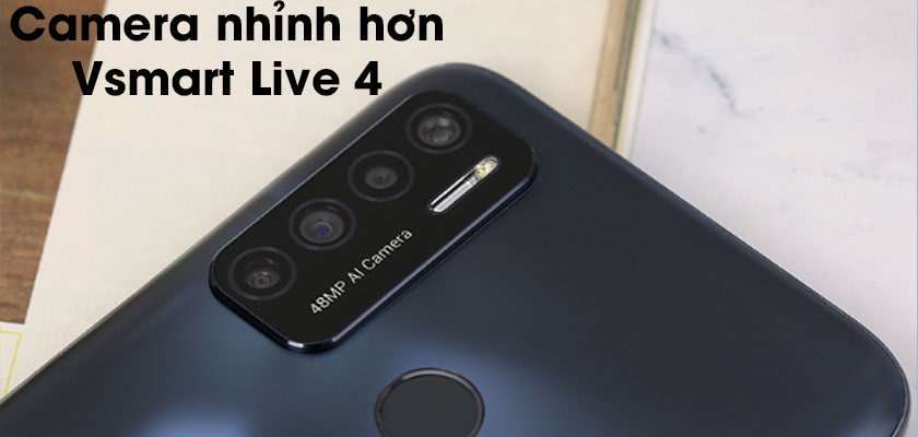 Camera trên Vsmart Live 4 có phần nhỉnh hơn so với Redmi Note 10