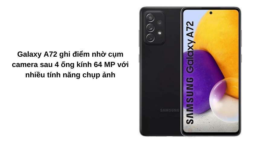 So sánh về camera: ảnh chụp thường như nhau, nhưng Galaxy A72 hơn về mặt tính năng