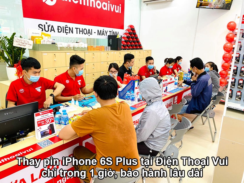 Thay pin iPhone 6S Plus ở đâu uy tín, giá rẻ?