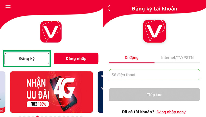 Cách đăng ký sim 4G Viettel online bằng ứng dụng My Viettel trên điện thoại