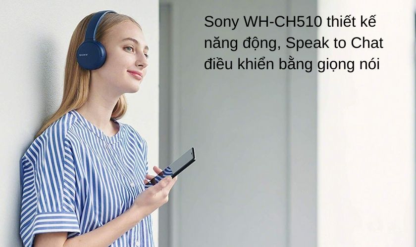 Tai nghe chụp tai không dây Sony WH-CH510
