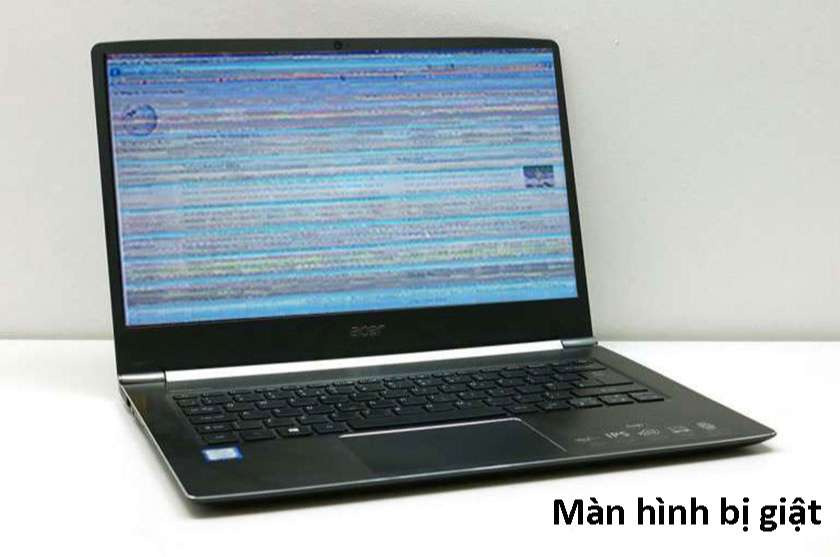 Màn hình laptop bị giật