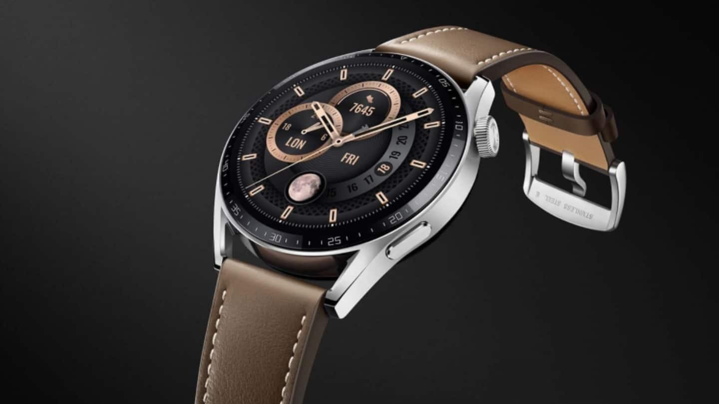 Thiết kế Huawei Watch GT 3 sang trọng, ấn tượng