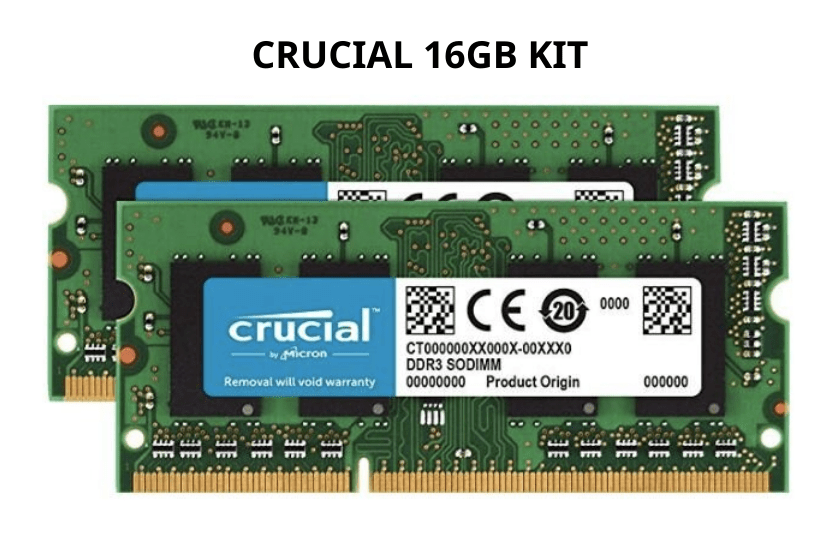 Ram 16Gb DDR3 Crucial có mức giá ấn tượng