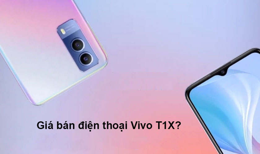 Giá bán điện thoại Vivo T1X?