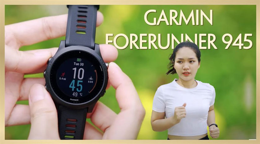 Đánh giá thiết kế đồng hồ Garmin Forerunner 945