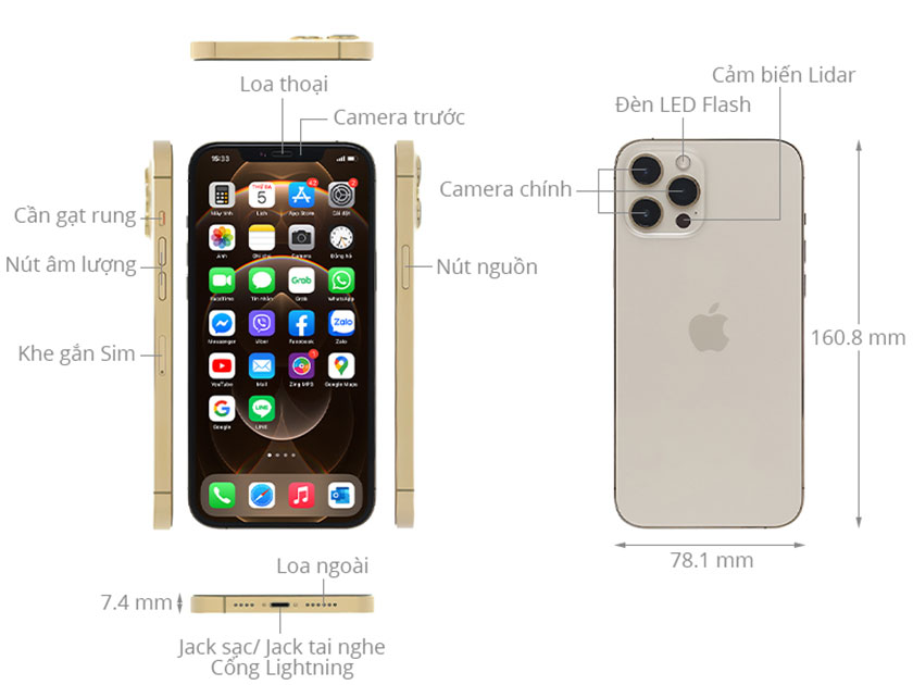 Đánh giá thiết kế iPhone 12 Pro Max cũ