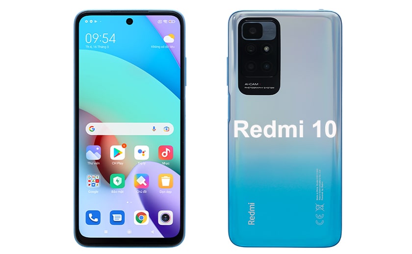 So sánh Redmi 10 và Redmi 10A