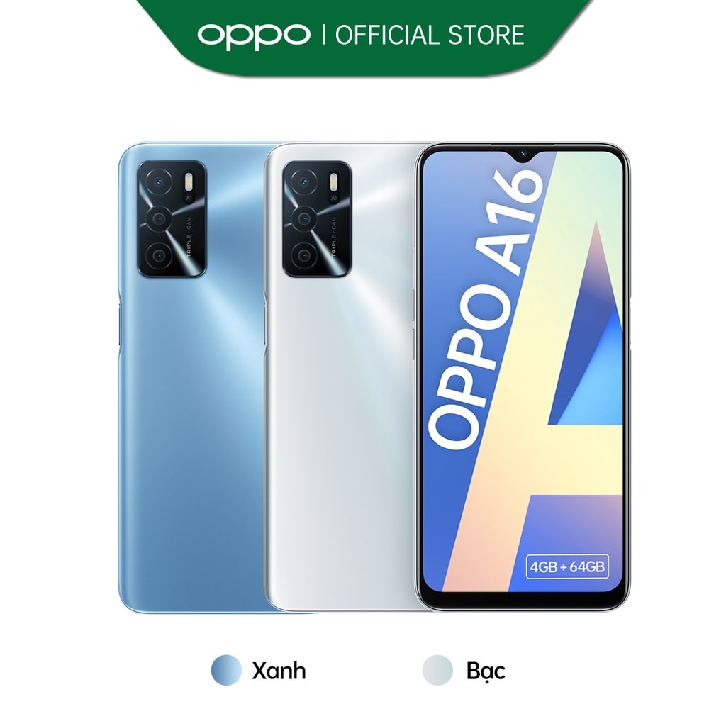 OPPO A16 - điện thoại giá dưới 4 triệu đáng mua trong năm 2022