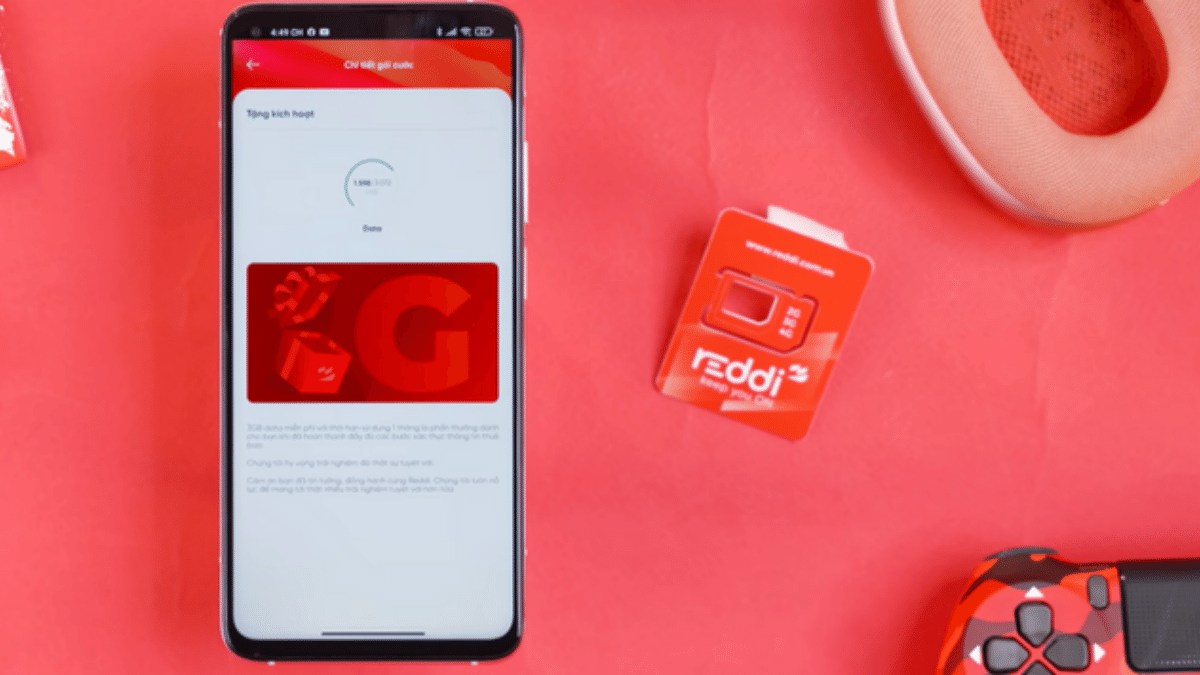 Kích hoạt sim Reddi trên điện thoại