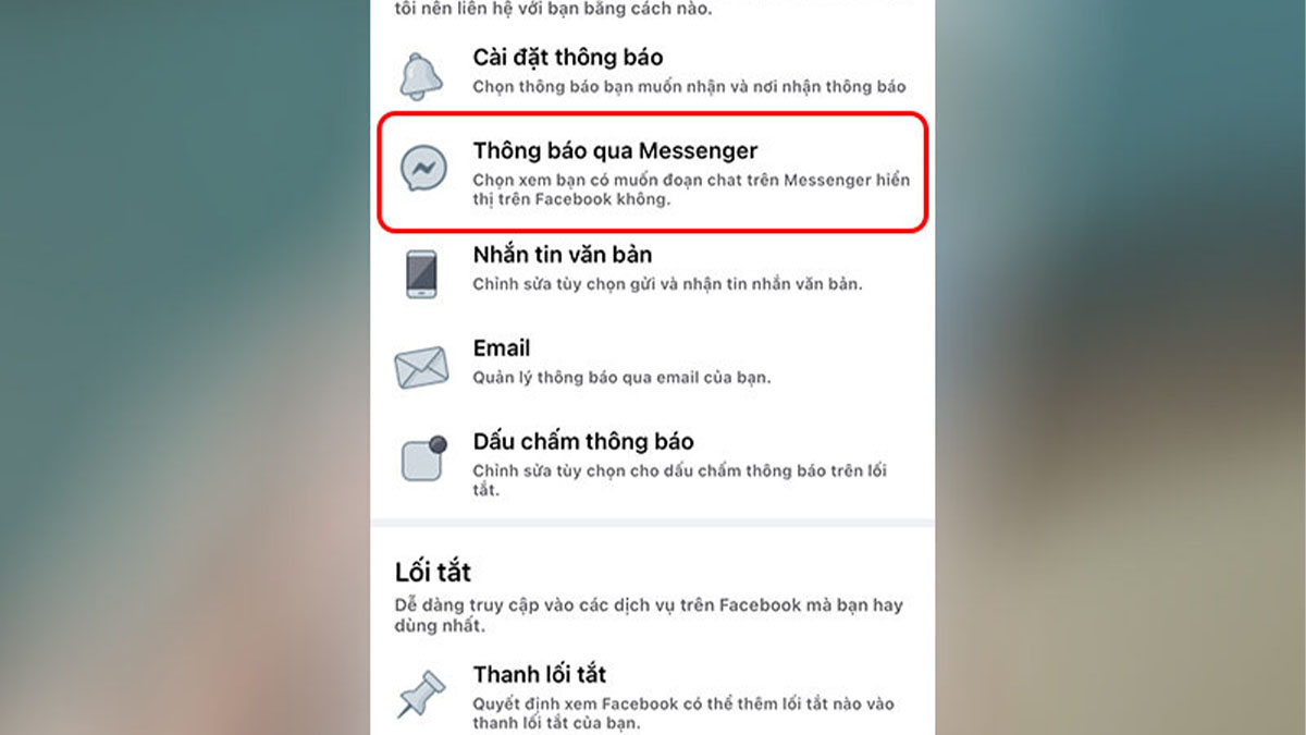 Cách bật bong bóng chat Messenger cho iPhone