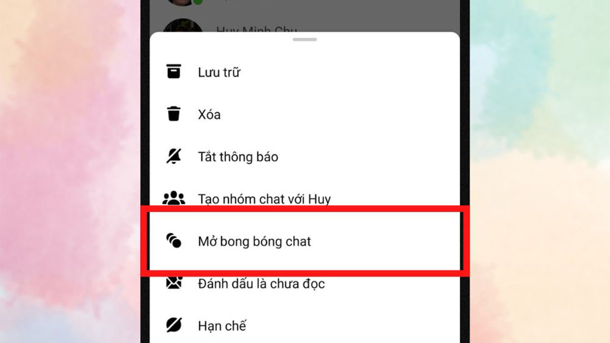 Cách ghim tin nhắn trên Messenger trên Android