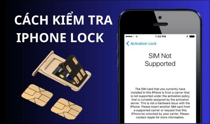 cách kiểm tra iphone lock