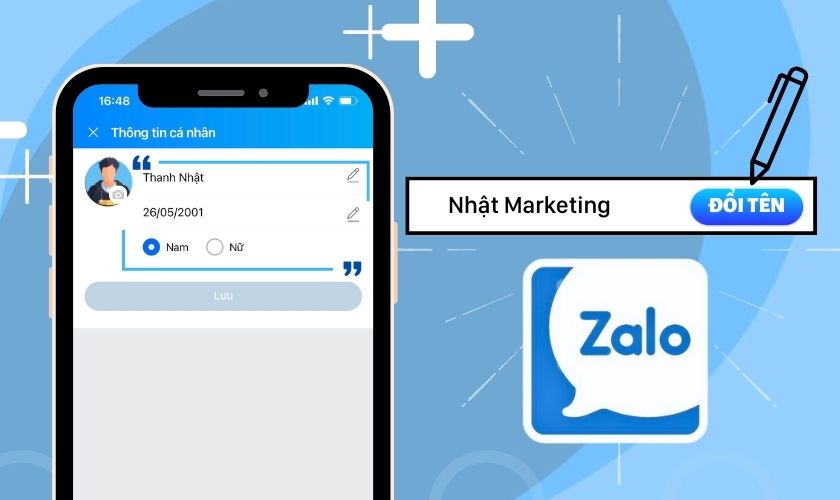 Cách đổi tên Zalo trên điện thoại siêu dễ