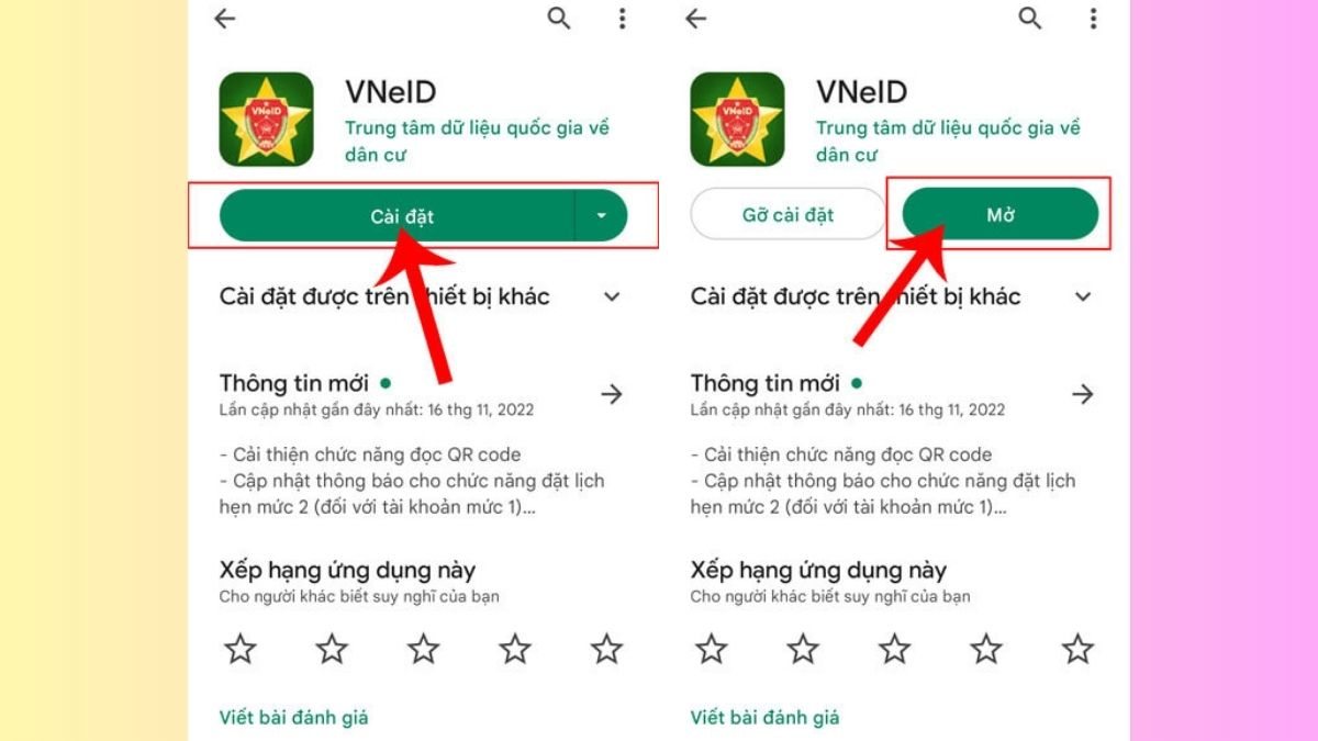 Hướng dẫn tải app VNeID trên điện thoại
