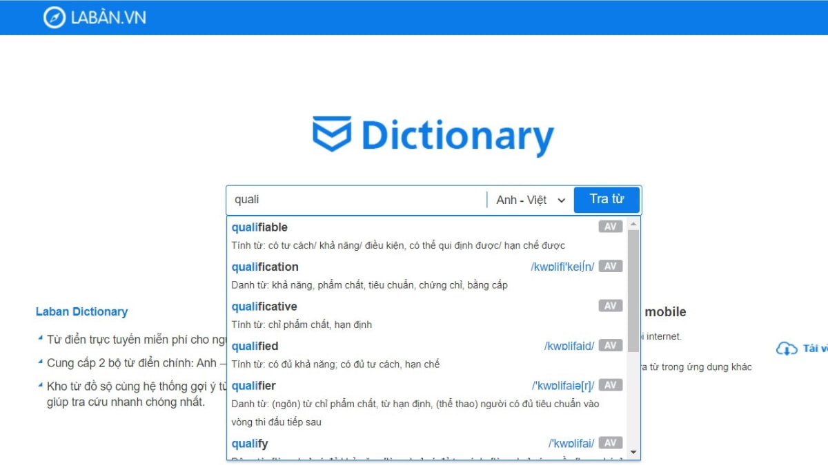 Từ điển Laban Dictionary