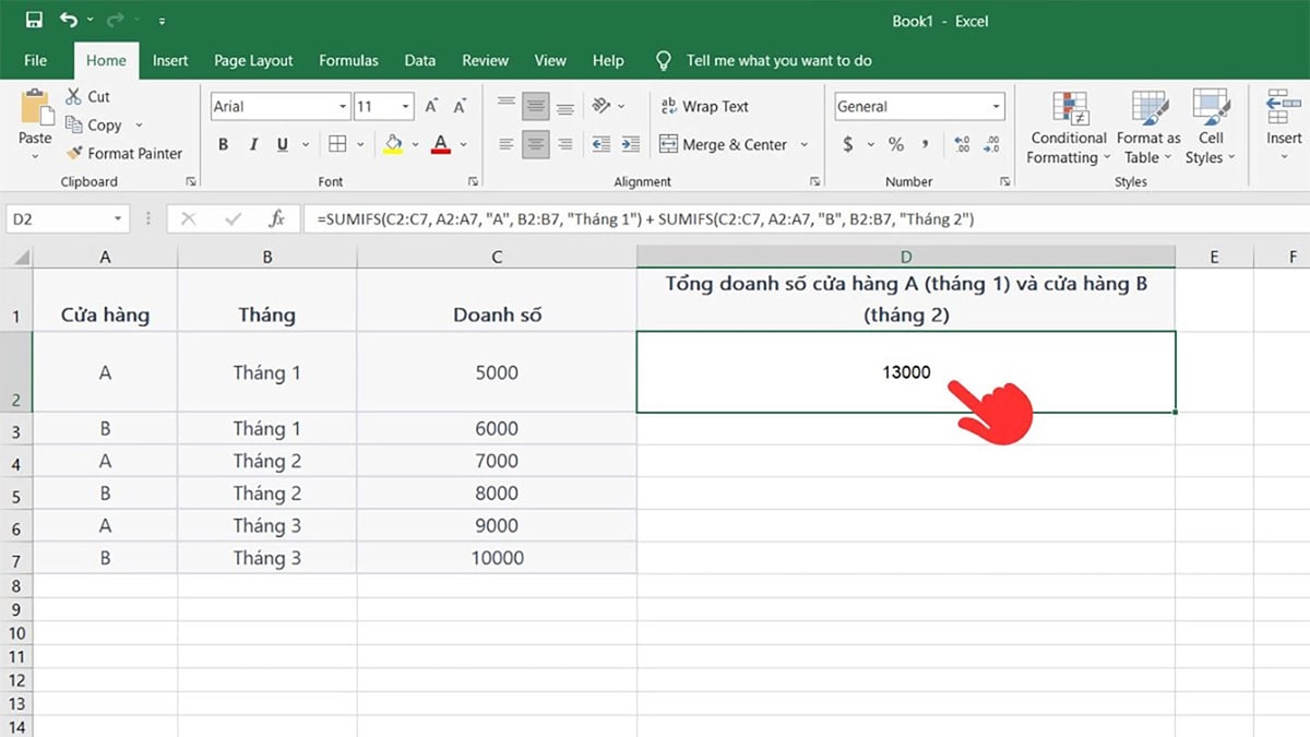 Ứng dụng hàm SUMIFS trong Excel như thế nào?