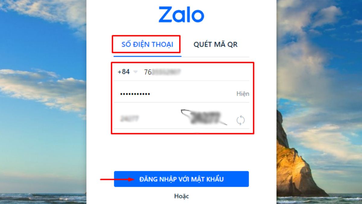 Hướng dẫn đăng nhập Zalo trên máy tính qua số điện thoại