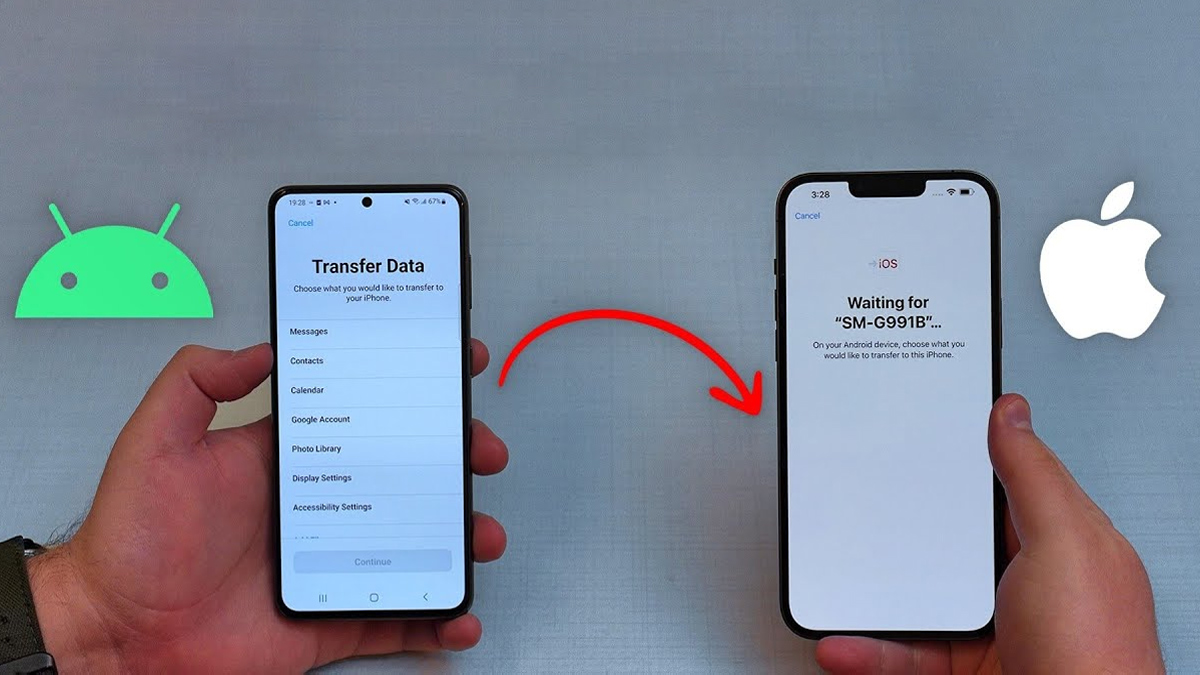 Cách chuyển dữ liệu từ android sang iphone đơn giản nhất