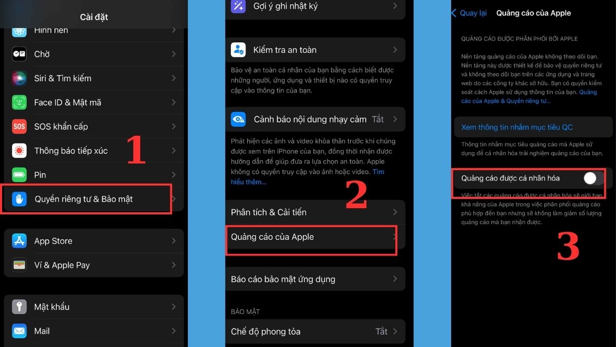 Cách xóa quảng cáo khi dùng điện thoại iPhone