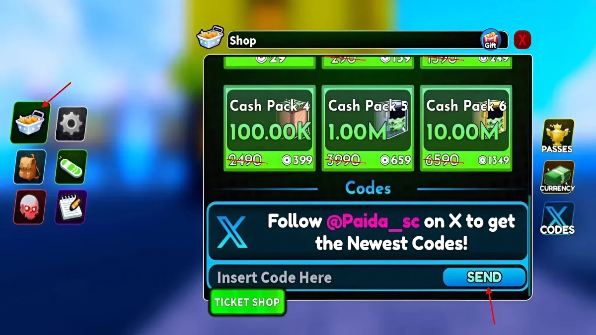 Hướng dẫn các bước nhập code 